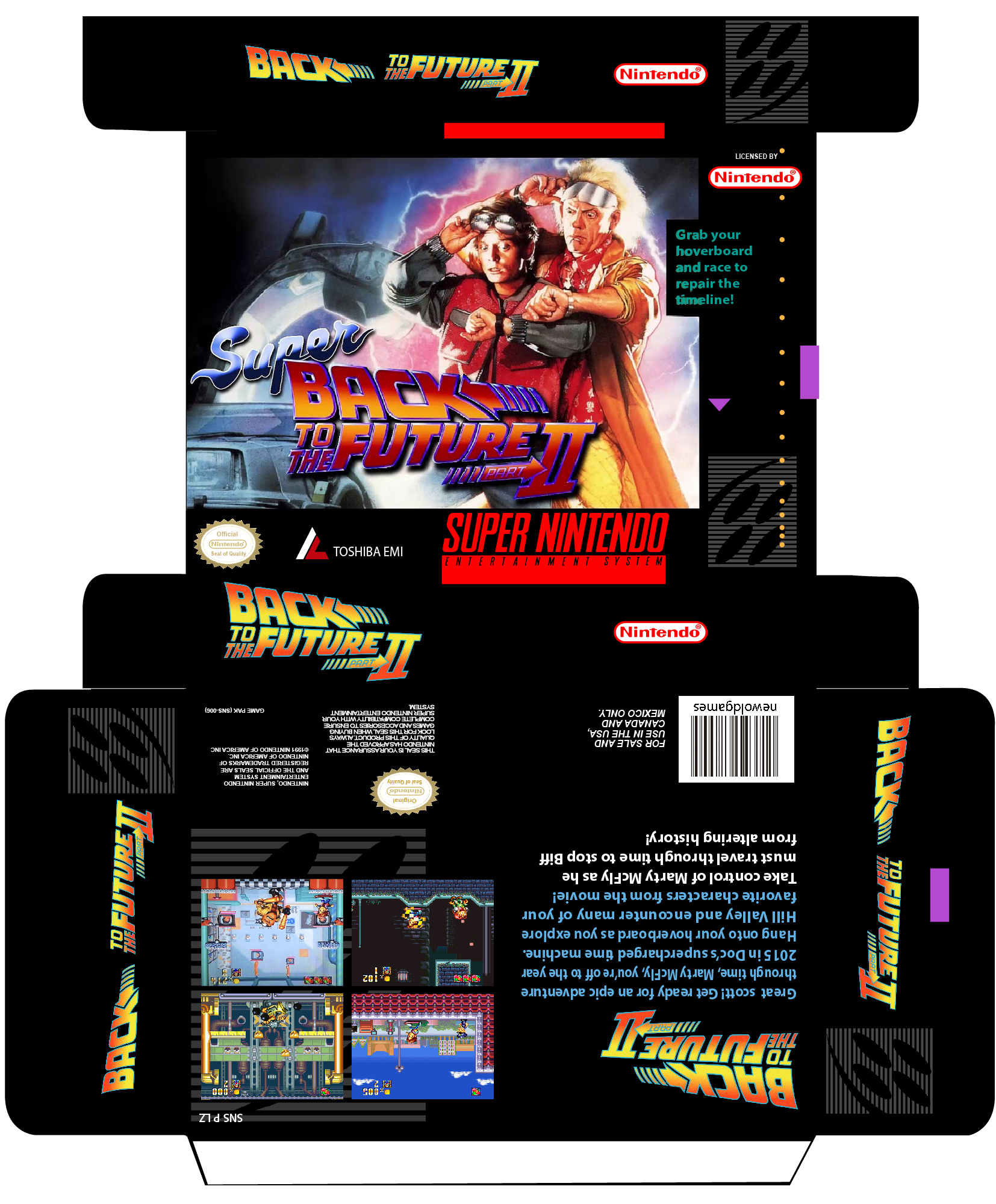 BACK TO THE FUTURE NTSC CAJA BOX