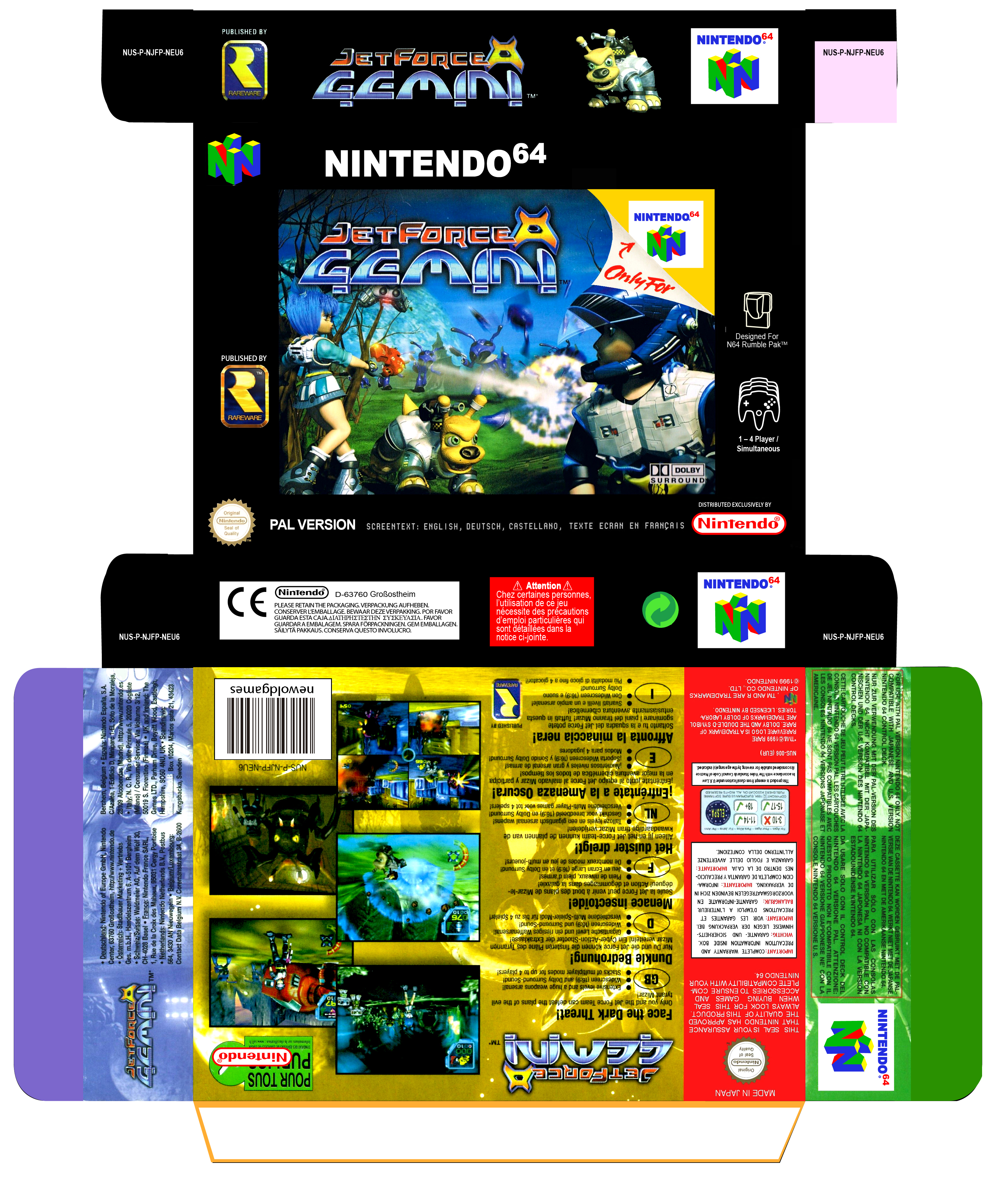 JET FORCE GEMINI PAL EUR ESP CAJA BOX