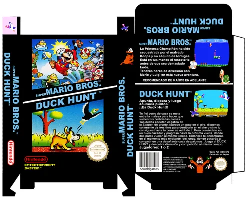2 EN 1 MARIO BROS DUCK HUNT