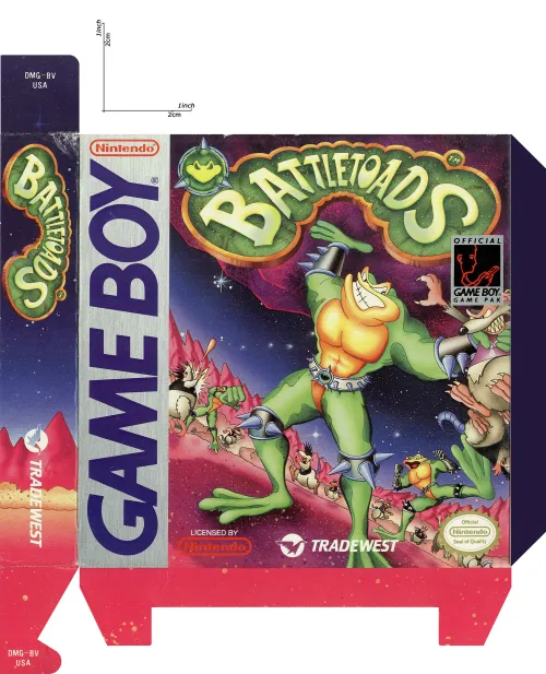 BATTLETOADS USA A4 escaneos