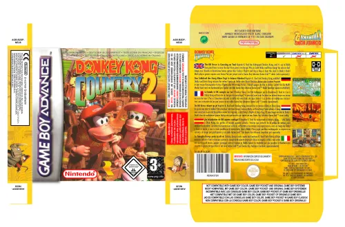 DONKEY KONG COUNTRY 2 PAL EUR ESP A3