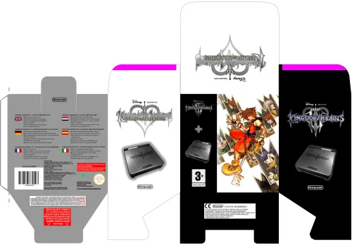 GBA SP KINGDOM HEARTS A3 maquetada