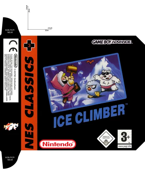 ICE CLIMBER NES CLASSIC A4 scans