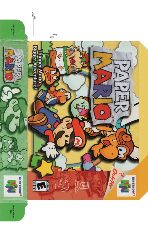 PAPER MARIO USA A4 escaneos