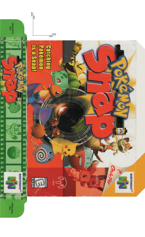 POKEMON SNAP USA A4 escaneos