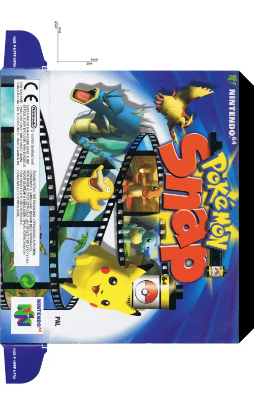 POKEMON SNAP PAL FRA A4 escaneos