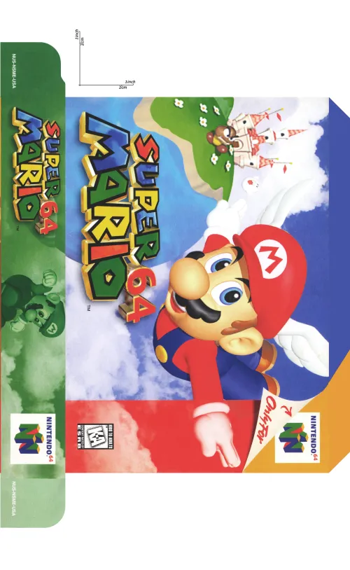 SUPER MARIO 64 USA A4