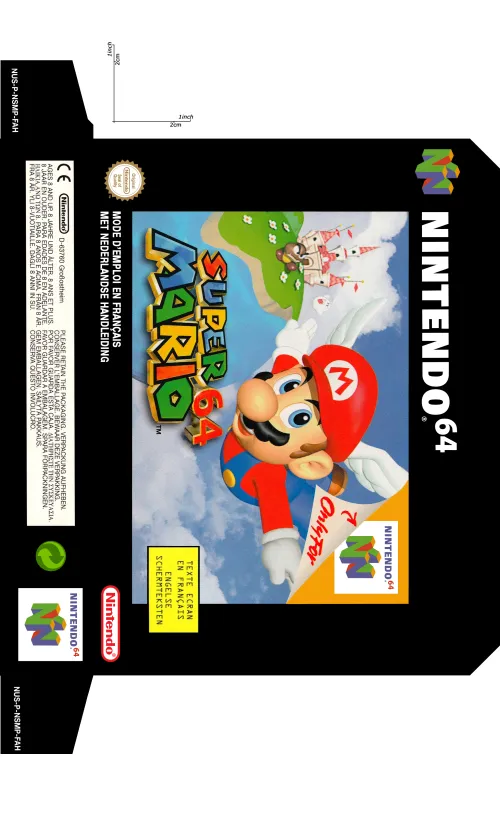 SUPER MARIO 64 PAL FRA A4