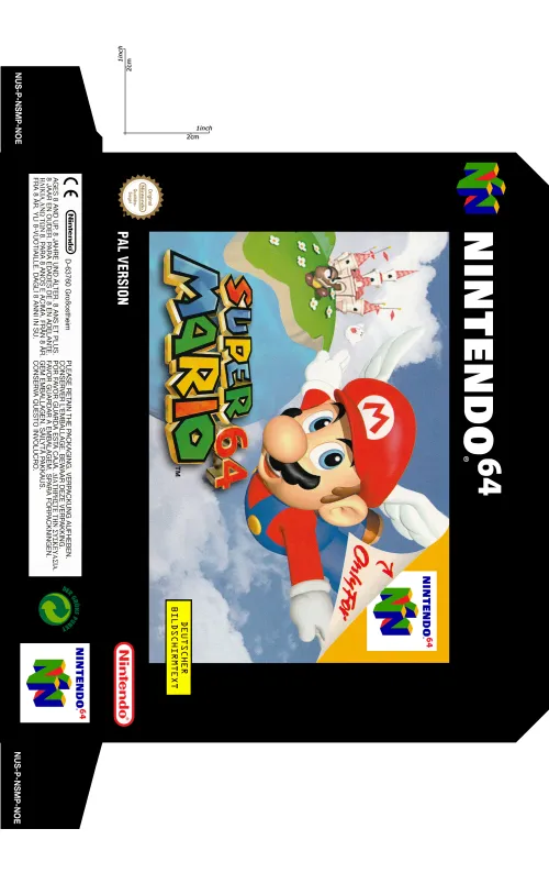 SUPER MARIO 64 PAL NOE A4