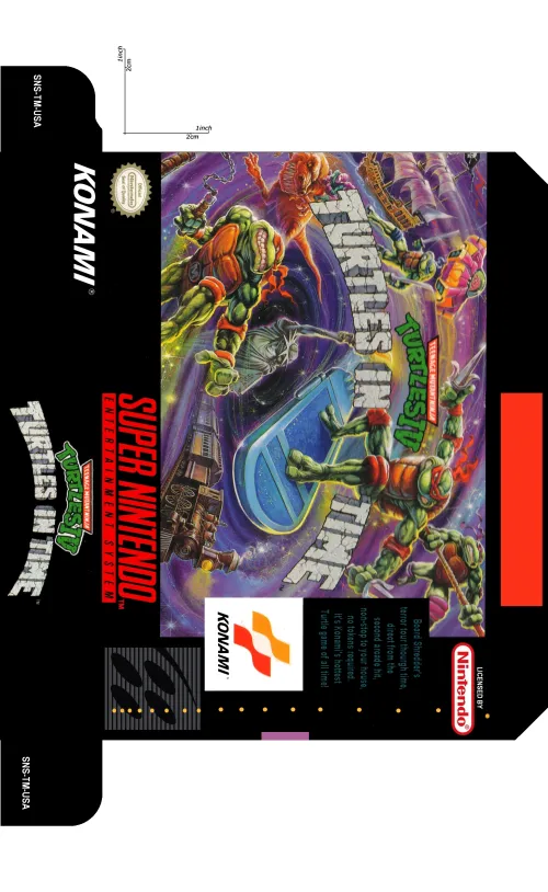 TURTLES 4 IN TIME USA escaneos