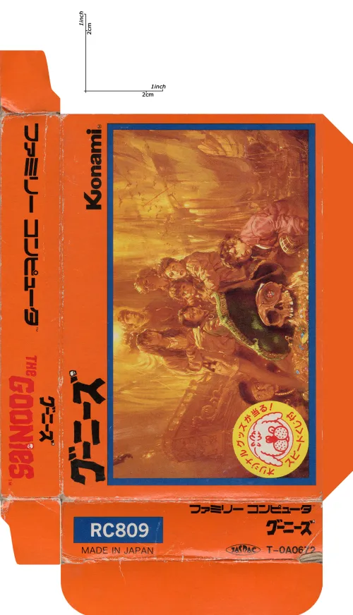 THE GOONIES A4 JAP escaneos