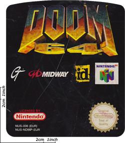 DOOM 64 EUR escaneo