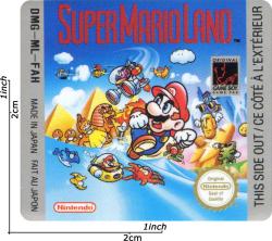 SUPER MARIO LAND sticker EUR escaneo