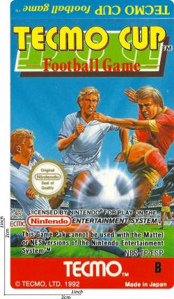 TECMO CUP FOOTBALL GAME PAL ESP escaneo