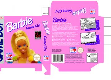 BARBIE PAL ESPAÑA CAJA BOX PORTRAIT GAME BOY GB RETRO REPRO NO OFICIAL