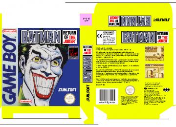 BATMAN GAME BOY CAJA BOX