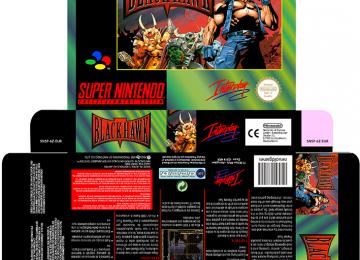 BLACKHAWK SNES SUPER NINTENDO CAJA RETRO REPRO NINTENDO PAL EUR ESPAÑA