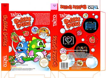 BUBBLE BOBBLE PAL ESP ESPAÑA NES NINTENDO 8 BIT RETRO REPRO BOX PORTRAIT CAJA