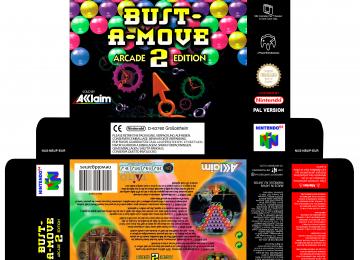 BUST A MOVE 2 PAL EUR N64 CAJA BOX