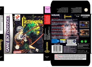 CASTLEVANIA CIRCLE OF THE MOON CAJA BOX PORTRAIT RETRO REPRO BOX