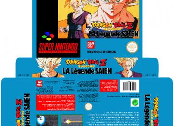 PLANTILLA CAJA DRAGON BALL BUTODEN 2 BOX RETRO REPRO NINTENDO SUPER