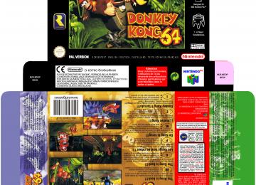 DONKEY KONG 64 NINTENDO CAJA BOX