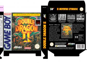 DOUBLE DRAGON 2 PAL ESP GAME BOY CAJA BOX