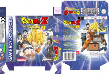 DRAGON BALL EL LEGADO DE GOKU II PAL ESPAÑA GAME BOY ADVANCE NINTENDO BOX PORTRAIT CAJA