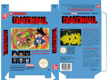 DRAGON BALL CAJA BOX PORTRAIT NES 8 BIT REPRO RETRO CUSTOM BOX FRA ENG ESP