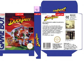 DUCKTALES PAL ESPAÑA GAME BOY CAJA BOX