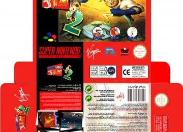 EARTHWORM JIM 2 PAL EUR ESP SNES CAJA BOX