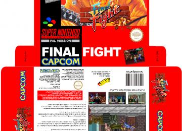 FINAL FIGHT PAL ESPAÑA CAJA BOX RETRO