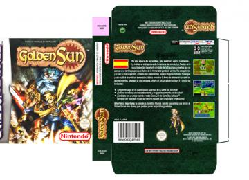 GOLDEN SUN CAJA BOX GAME BOY ADVANCE PAL ESP