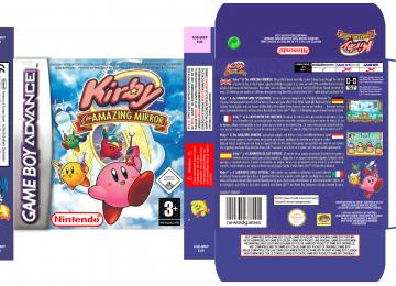 KIRBY AMAZING MIRROR CAJA BOX GAME BOY ADVANCE PAL EUR ESP