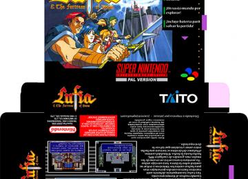 LUFIA CUSTOM SNES BOX CAJA PORTRAID PAL ESPAÑA