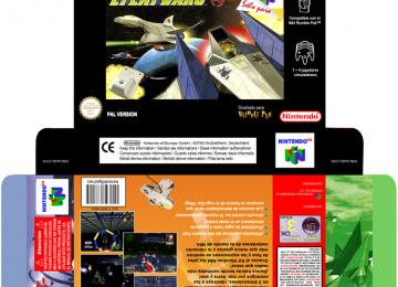 LYLAT WARS CUSTOM BOX CAJA PORTRAIT ESPAÑOL NINTENDO 64 N64 NINTENDO BOX PORTRAIT CAJA