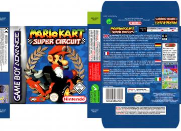 MARIO KART GAME BOY ADVANCE CAJA BOX