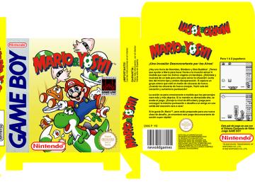 MARIO Y & YOSHI CAJA PORTRAIR PAL ESPAÑA NINTENDO REPRO RETRO ORIGINAL