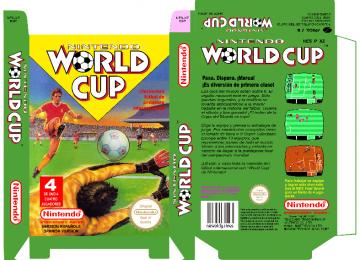 NINTENDO WORLD CUP SOCCER NES NINTENDO 8 BIT CAJA BOX RETAIL PORTRAIR RETRO REPRO