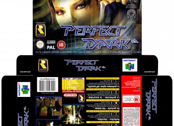 PERFECT DARK N64 CAJA BOX