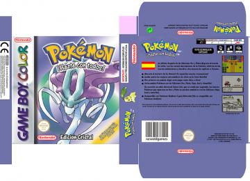 POKEMON CRISTAL CAJA BOX PORTRAIR REPRO NO OFICIAL