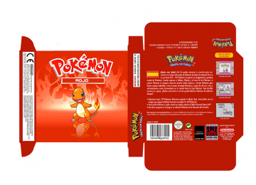 POKEMON ROJO CUSTOM GB CAJA