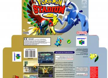 POKEMON STADIUM 2 PAL ESP BOX CAJA N64