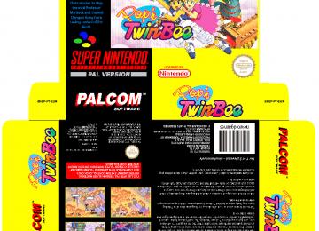 POP'N TWINBEE CAJA BOX SNES