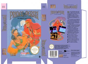 PRINCE OF PERSIA NES CAJA BOX