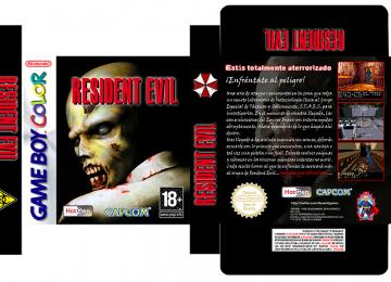 RESIDENT EVIL BETA GAME BOY COLOR CAJA BOX PORTRAIT RETAIL 