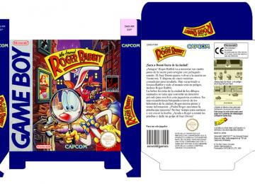 RETRO REPRO ROGER RABBIT PAL ESP VAJA GAME BOY GB BOX PORTRAIT NINTENDO