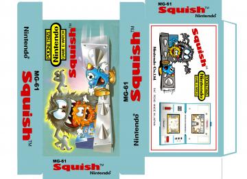 SQUISHH MG-61 MULTISCREEN PAL CAJA BOX GAME WATCH