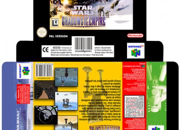 STAR WARS SHADOWS OF THE EMPIRE CAJA BOX PORTRAIT PAL EUR ESP NINTENDO 