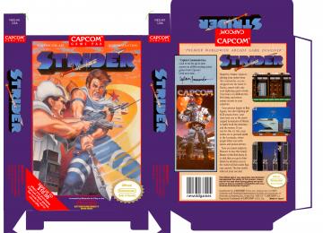 STRIDER NTSC NES NINTENDO